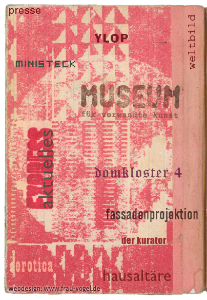 drahtzeichnung,weltbild, museum f�r verwandte kunst, aktuelles, domkloster4, der kurator, erotica, hausalt�re